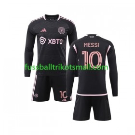 Fußballtrikots Inter Miami Lionel Messi 10 Kinder 2023-2024 Langarm Auswärts-trikot kaufen